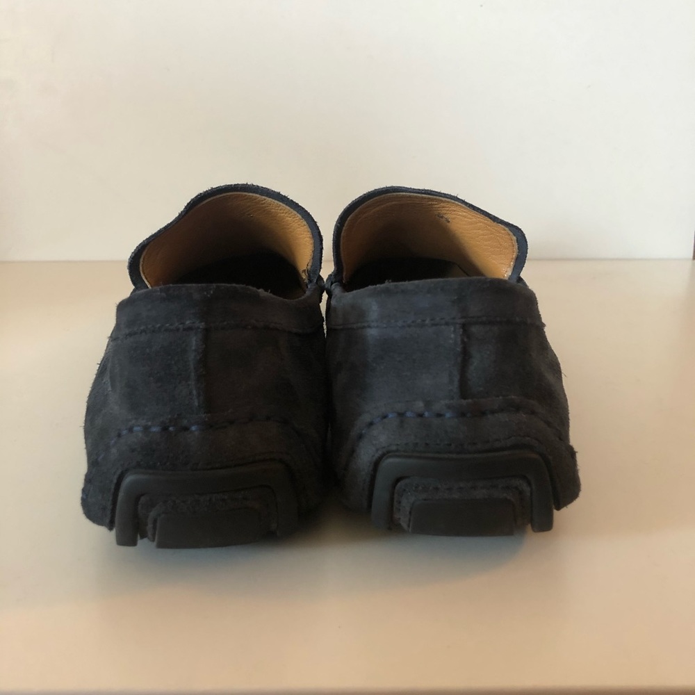 Gucci Silver and Black Loafers Slip-Ons - Picture 4 of 11